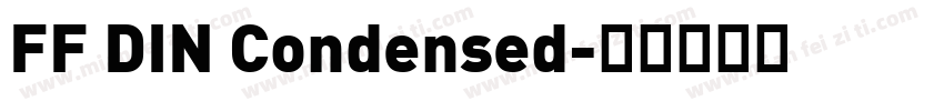 FF DIN Condensed字体转换